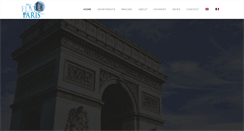 Desktop Screenshot of myflatinparis.com